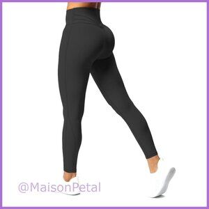 High Waisted Workout Leggings, 75% Nylon 25% Spandex, Yoga Pants